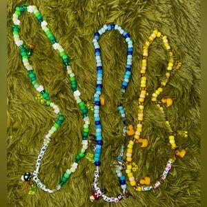 Rave Kandi necklaces bundle set of 3